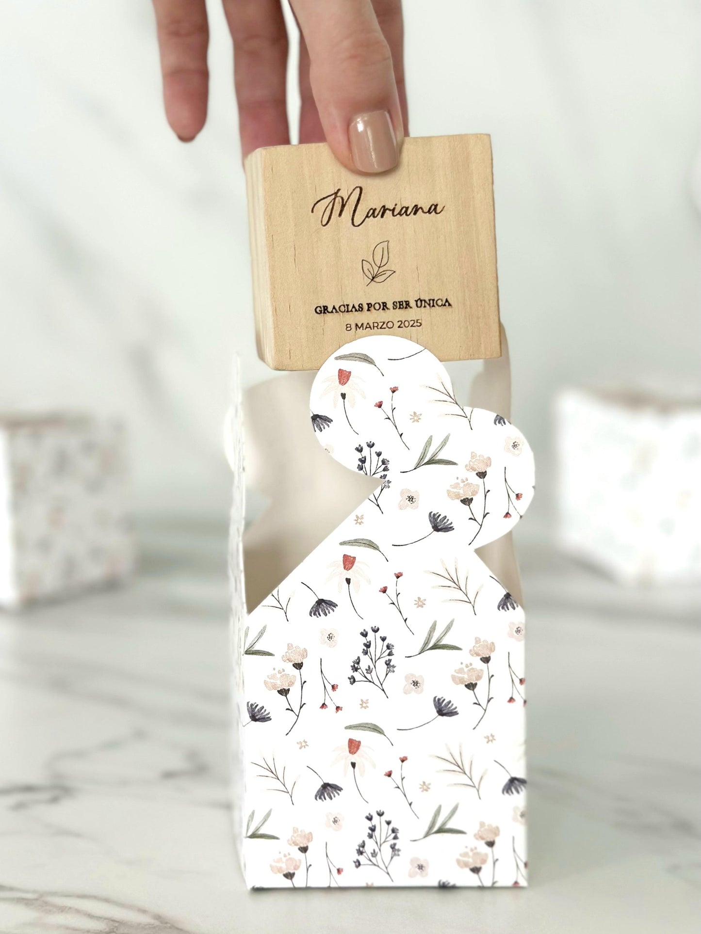 Base decorativa con vela