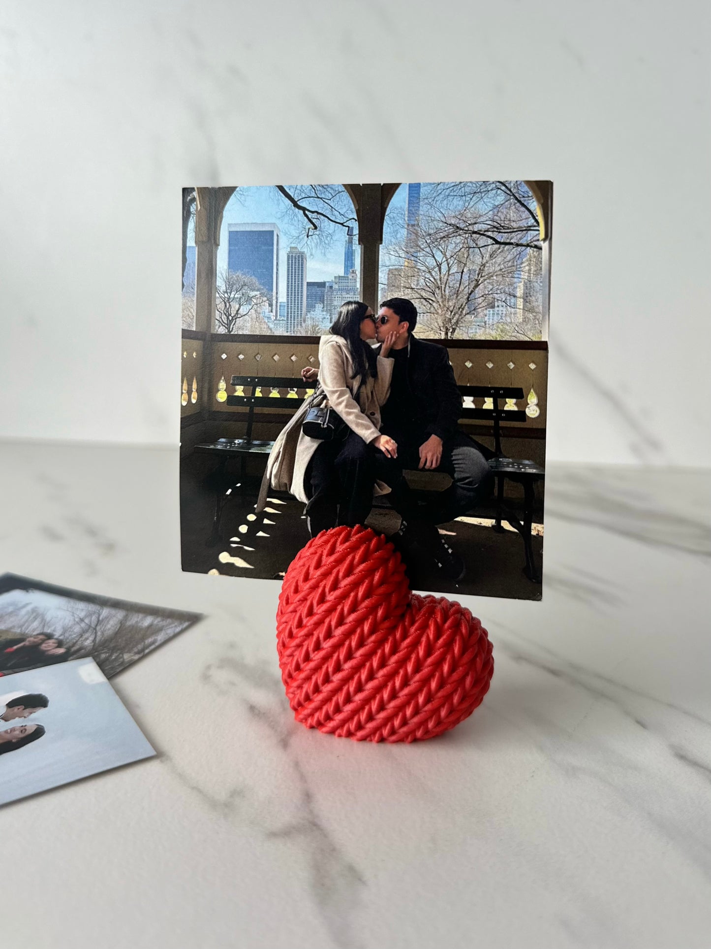 Corazón portafoto