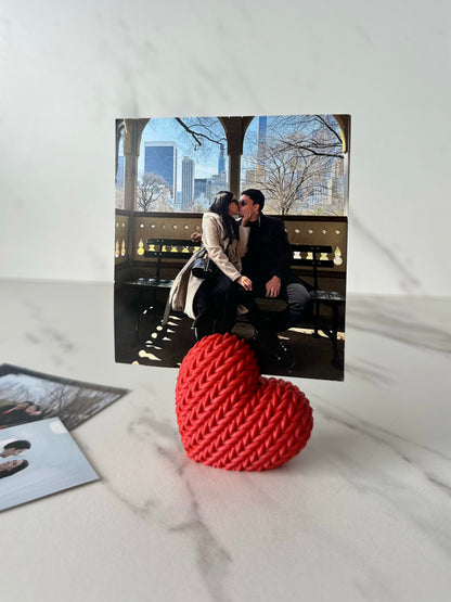Corazón portafoto