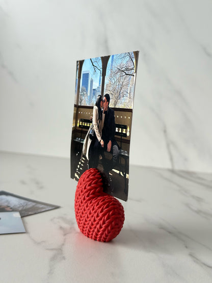 Corazón portafoto