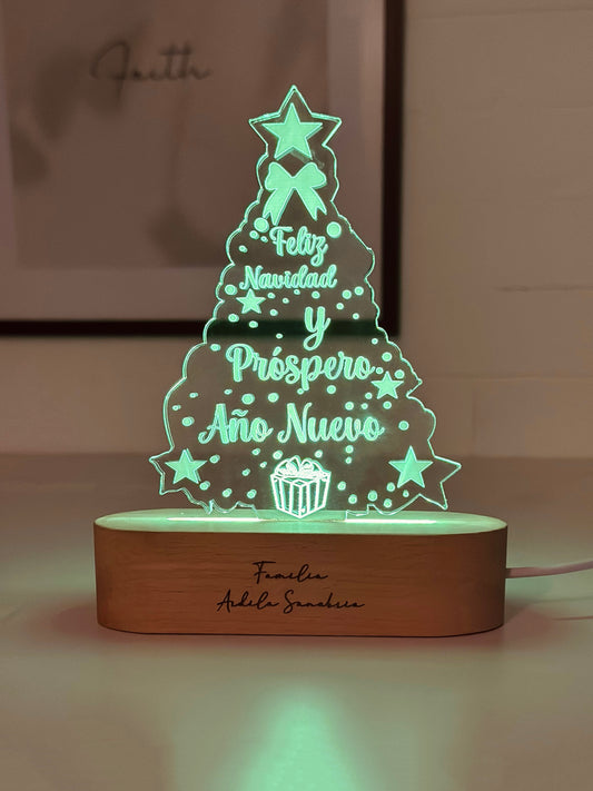 Lámpara árbol brillante