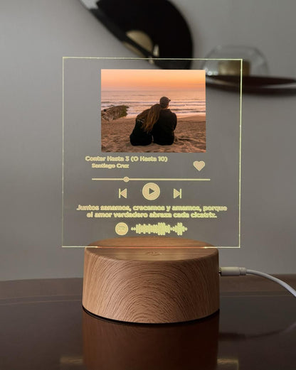 Lámpara spotify circular