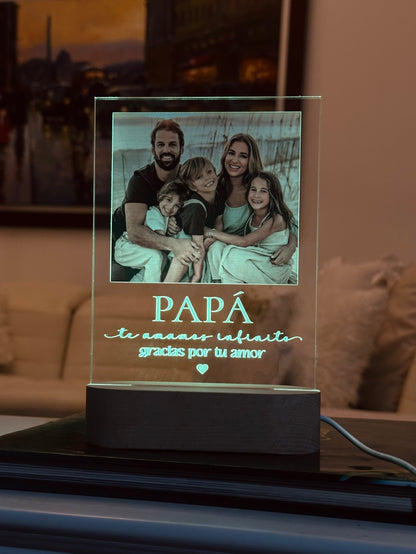 Lámpara con foto