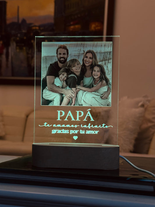 Lámpara con foto