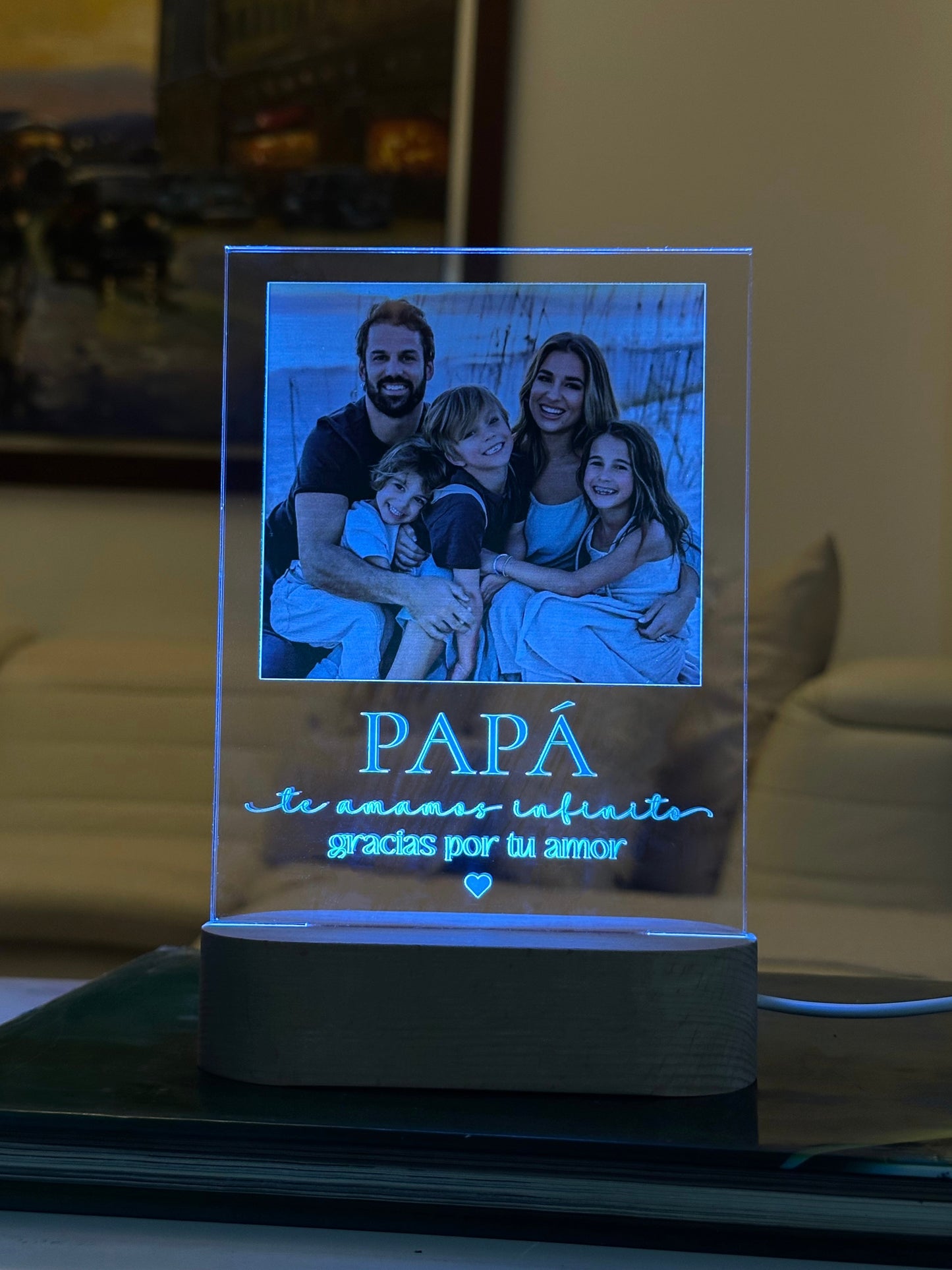 Lámpara con foto