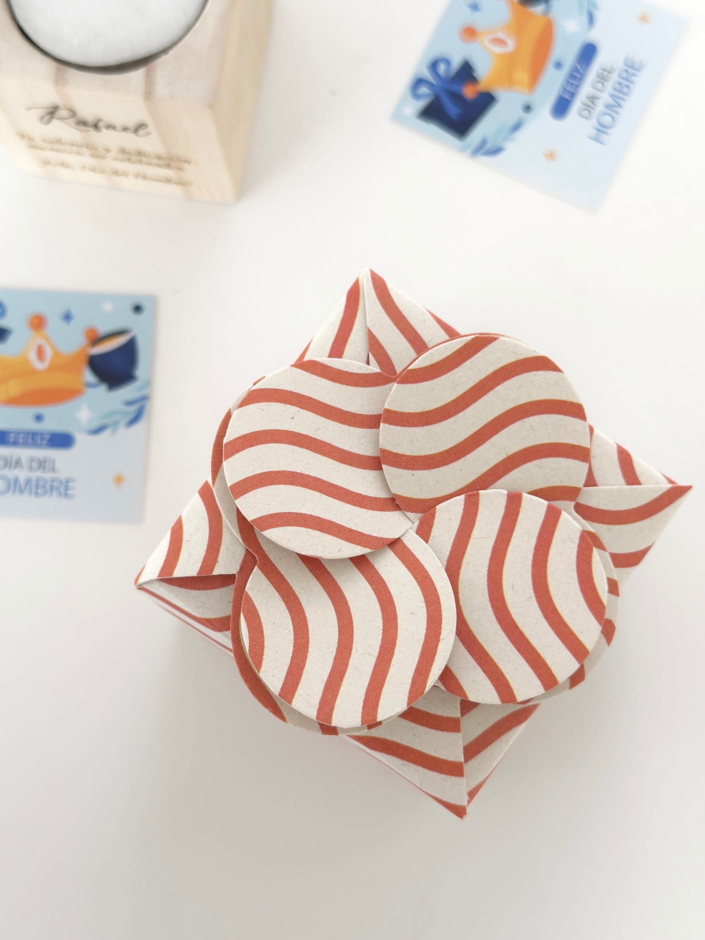 Base decorativa con vela