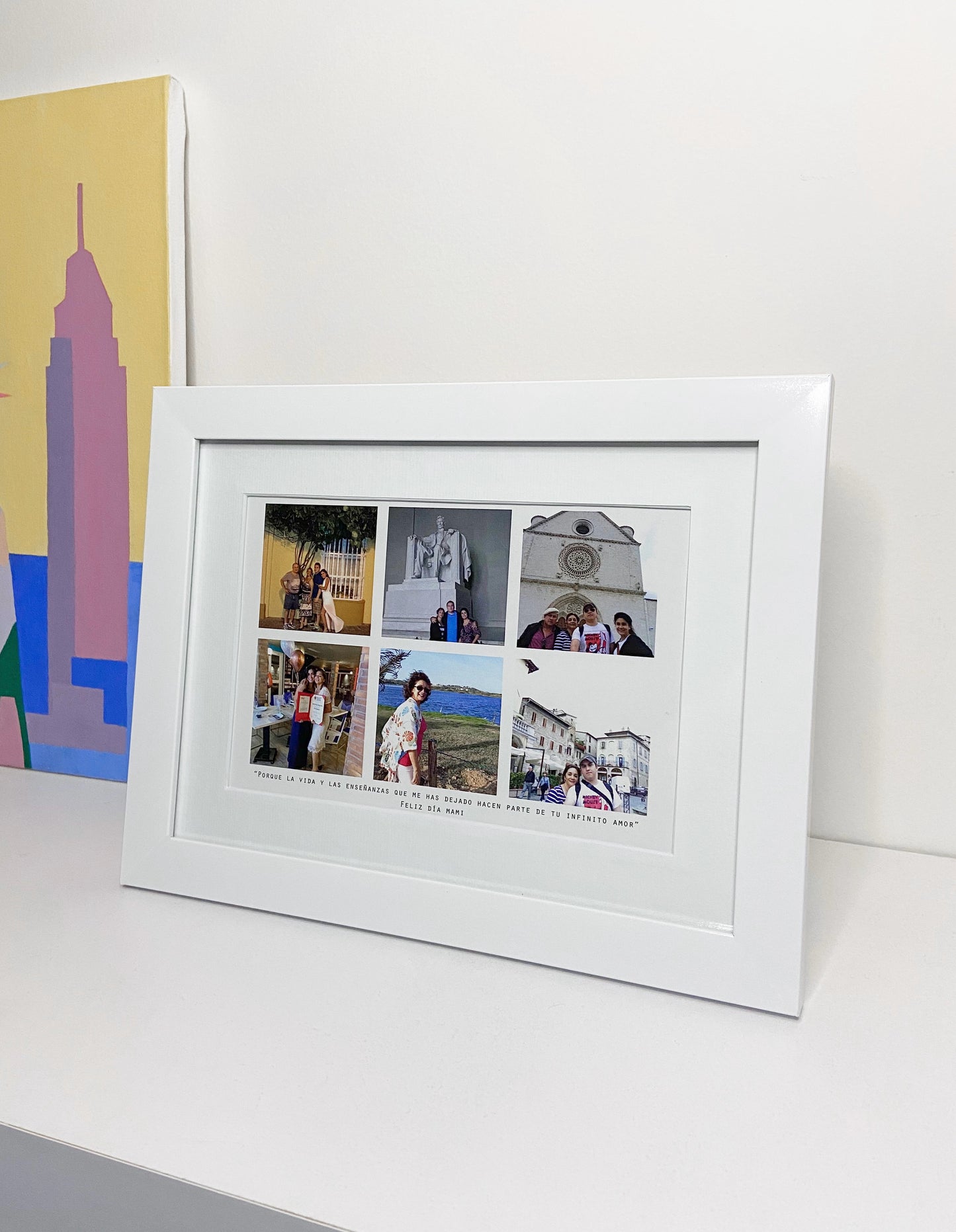 Cuadro 6 fotos rectangular