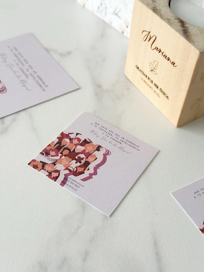 Base decorativa con vela